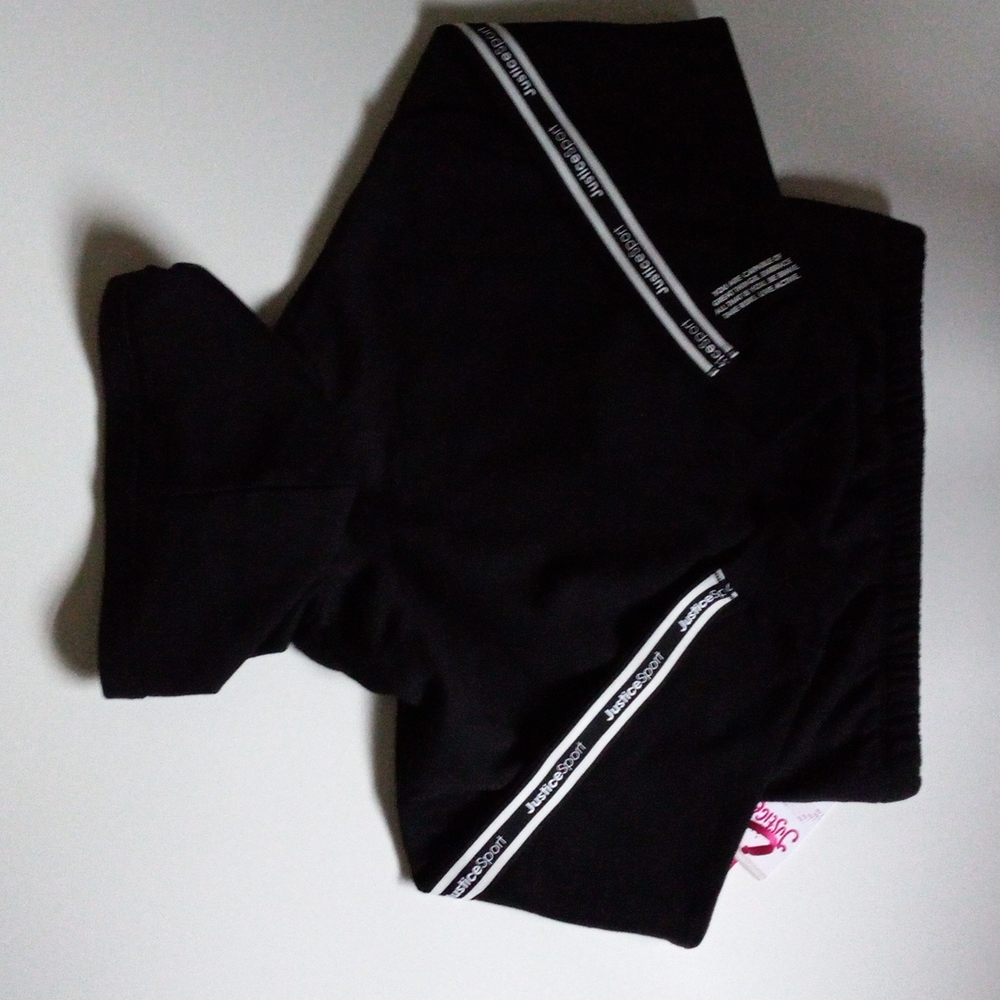 JUSTICE CROP HOODIE 10 M New - Picture 8 of 9